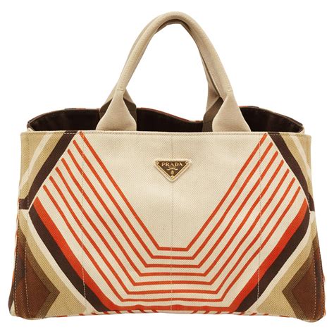 prada large canapa tote